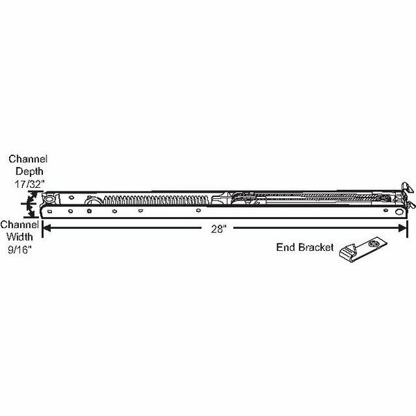 Strybuc 28in Channel Balance 62FC-28C-1